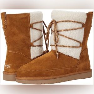 Koolaburra by UGG kids short boot camel chestnut size 1